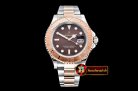 Rolex YachtMaster 116623 40mm Wrapped RG/SS Brown BP A3135