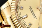Rolex Daydate 36mm Flt YG/YG Wrap Gold Diam BP Swiss 2836