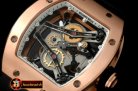 RM065B - Bubba Watson Tourbillon RG/RU White Swiss Qtz