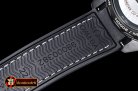 Omega Planet Ocean GMT Deep Black PVD/RU Blue JHF A2824 Mod