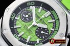 AP0334 - Royal Oak Offshore Diver Chrono SS/RU L-Green JF A3126