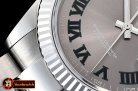 Rolex Datejust II DJ2 41mm Oyt Flt SS/SS Grey Roman BP Asia 2813