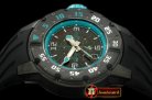RM074B - PVD Black/RU Black/Blue Asian 7751 Decorated