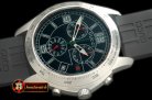 GU034B - G-Timeless Men Chrono SS/LE Black Swiss Qtz