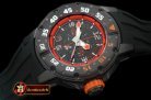 RM074A - PVD Black/RU Black/Red Asian 7751 Decorated