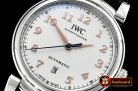 IWC Da Vinci IW356602 SS/LE White TWF Asia 2892