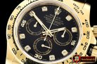 Rolex Daytona 116508 YG/RU Black/Diams OMF A4130 Mod