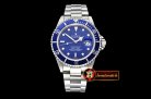 Rolex Submariner Ref.16610 SS/SS Blue BP A3135 Mod