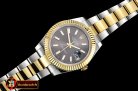 Rolex Datejust DJ2 41mm Oyst YG/SS Rhodium Grey Stk BP A3136 Mod