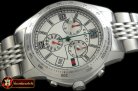 GU033A - G-Timeless Men Chrono SS/SS White Swiss Qtz