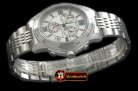 GU033A - G-Timeless Men Chrono SS/SS White Swiss Qtz