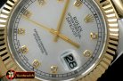 R2DJ0191C - SS/YG Oyster Fluted White Diam Asian Eta 2836-2