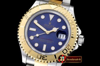 High Quailty Replica Rolex YachtMaster Ref.116623 YG/SS Blue BP