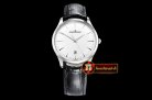 Jaeger Le Coultre Master Ultra Thin Date SS/LE White ZF 1:1 MY9015 Mod