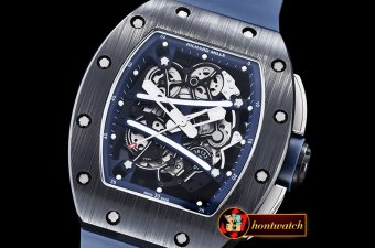 Replica Richard Mille Yohan Blake TZP Cer Black CER/RU Blue Cust