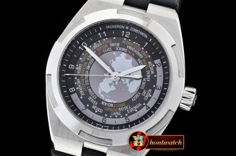 VACH. CONSTANTINE 2016 Overseas World Time 7700V SS/LE Grey MY82