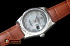 Replica Rolex DayDate Fluted M-Wht Roman SS/LE Asian 2813