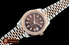 Rolex Datejust II DJ2 41mm Jub Flt RG/SS Brown Stk BP A3235 Mod