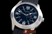 GU031B - G-Timeless Men SS/LE Black Swiss Quartz