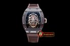 Richard Mille RM052 Skeleton Skull Brown CER/RU Rose Gold Custom
