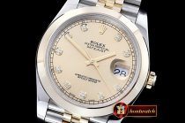 Rolex DateJust 2 Wrap YG/SS Smt Gold/Diams Jub Noob A3235