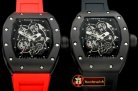 RM076F - RM055 Bubba Watson Tourbillon CER/PVD/RU Custom Skeleto