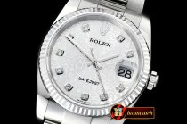 Rolex Datejust Man DJ 116234 Flt 904L Oyst SS/SS Silv Diam DJF V2 A2824