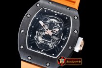 Richard Mille RM052 Skeleton Skull Black CER/RU Black Custom Mod
