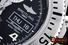 Breitling Superocean SteelFish Chrono SS/RU Blk/Wht A7750