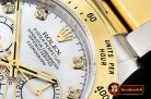 Rolex Daytona 116523 YG/SS MOP Diam OMF A7750 Mod