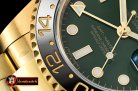 Rolex GMT Master II Ref.116718LN YG/YG Green EWF A2836