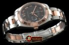 Best Replica Rolex Datejust II SS/RG Oyster Fluted Grey Roman As