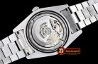 Replica Rolex Daydate 41mm SS/SS Pres Silver Wht Roman Asia 3255