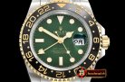 Rolex GMT Master II 116713LN YG/SS Green EWF Asia 2836