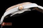 Rolex DJ2 41mm Oyst Flt RG/SS Rose Gold Roman BP A3136 Mod