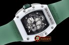 Replica Richard Mille RM061-01 Yohan Blake TZP White Cer Grn/Yll