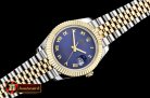 Rolex Datejust II DJ2 41mm Jub Flt YG/SS Blue Roman BP A3235 Mod