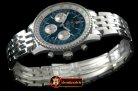 Replica Breitling Navitimer SS/SS Blue Sticks 7750