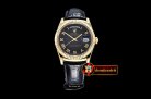 Replica Rolex Daydate 36mm YG/LE Black Roman A2836