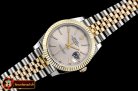 Rolex Datejust DJ2 41mm Jub Flt Wrap YG/SS Grey Stick BP Asia 2836