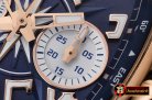 Franck Muller Vanguard Chronograph 44mm RG/LE/RU Blue Asia 7750