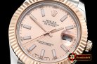 Rolex Datejust II DJ2 41mm Jub Flt RG/SS Rose Gold Stk BP A3235