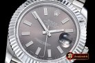 Rolex Datejust II DJ2 41mm Jub Flt SS/SS Dark Grey Stk BP A3235