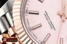 Rolex Datejust II 41mm Jub Flt Wrap RG/SS Rose Stick BP Swiss 2836