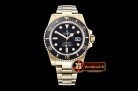 Rolex Submariner 116618 YG/YG Black BP V2 SP Asia 3135