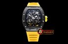 Richard Mille RM055 Bubba Watson FC/RU Skeleton Yellow MY9015 Mod