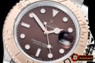 Rolex YachtMaster 116623 40mm 904L RG/SS Brown GMF A3135