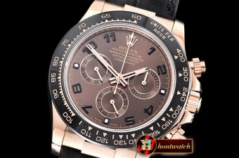 Rolex Daytona 116515 CER/RG/LE Brwn/Num OMF A4130 Mod