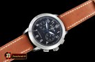 Glashutte Senator Navigator Chronograph SS/LE Black A7750