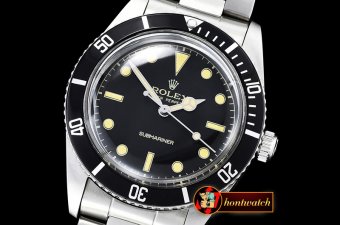 Rolex Vintage Sub Ref 6200 SS/SS Black Asia 2836